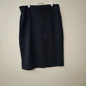 Lane Bryant Black Pencil Skirt size 14